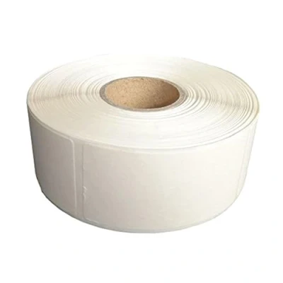 Afbeelding van L LIKED Lege Witte 1 x 2 Inch Oplosbare Etiketten voor Voedsel Rotatie Prep (500 Lables, Roll)