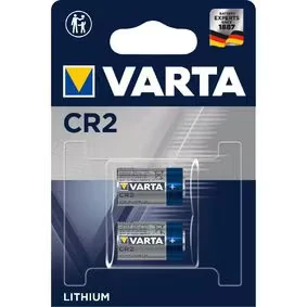 Afbeelding van Varta batterij lithium cr2 3v blister van 2 stuks 6206301402