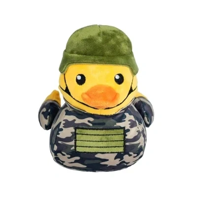 Afbeelding van FuzzYard Quackson Five speelgoed voor de hond Commanduck knuffel