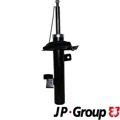 Afbeelding van JP GROUP 4942101370 Schokdemper Vooras links Gasdruk Dubbelpijp Veerpoot Pen bovenaan VOLVO: V50, C30, S40 II