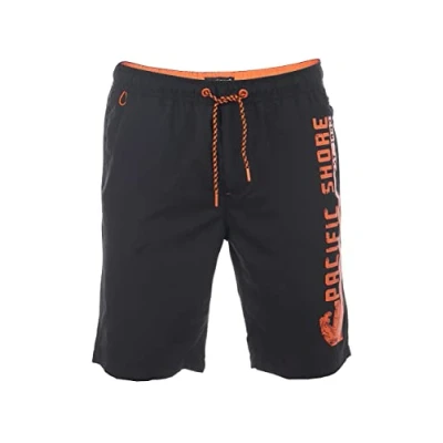 Afbeelding van RIVERSO RIVJannik Zwembroek voor heren, korte broek, zomer, sport, shorts, trekkoord, print, 100% polyester, zwart, blauw, rood, groen, oranje, S, M, L, XL, XXL, 3XL, 4XL, 5XL, XXL