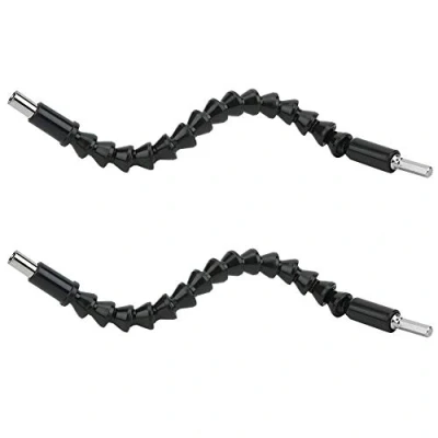 Afbeelding van 2 stuks universele flexibele as, 300 mm boorverlenging voor aansluitgereedschap elektrische boorslangen