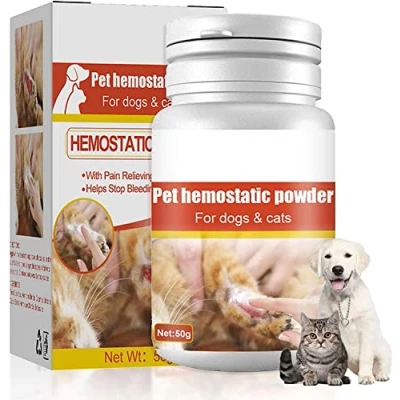 Afbeelding van ZALTAS Bloedstop Voor honden Stop Styptisch Poeder, Huisdier Wond Healing Stolling Poeder Honden, Kat En Hond Nail Bloed Stopper, Bloedstolling Producten. (Eén maat)