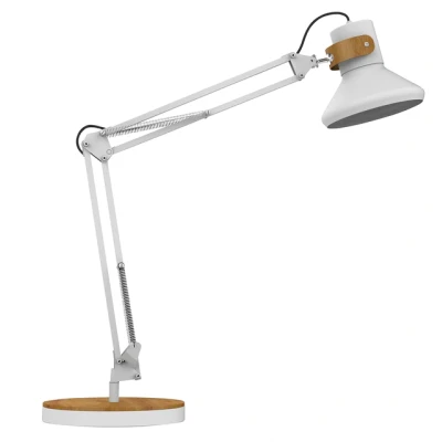 Afbeelding van Bureaulamp Unilux Baya LED bamboe wit