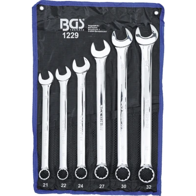 Afbeelding van BGS Steekringsleutelset extra lang 21 32 mm 6 delig