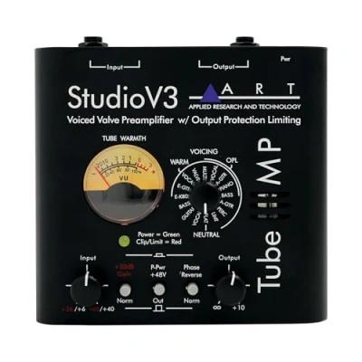Afbeelding van ART Tube MP Studio V3 1 Ch Mic/Limeter/VU/15 Presets preamp