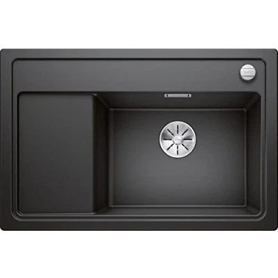 Afbeelding van Blanco Zenar XL 6 S compact enkele spoelbak en spoeltafel met draaiknopbediening in antraciet BR 523774