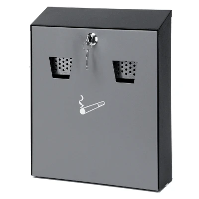 Afbeelding van Wandasbak Gardalux (Doofplaat, Zwart RVS)