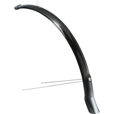 Afbeelding van Eurofender Snello Voorspatbord PVC 28 Inch 51 mm Glans Zwart