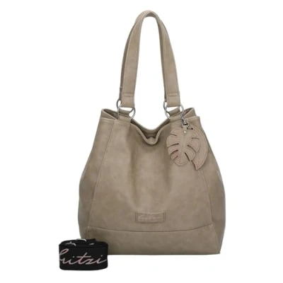 Afbeelding van Fritzi aus Preußen ECO JOY01 Schultert 32 CM Handtas, Dames, Maat: One Size, Mud
