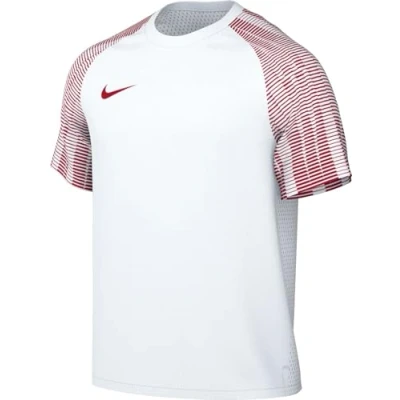Afbeelding van Nike Heren Short Sleeve Top M Nk Df Academy Jsy Ss, Wit/University Rood/University Red, DH8031 100,