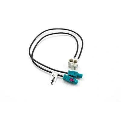 Afbeelding van vhbw Antenne dubbele facra (B) adapter compatibel met Audi/VW RCD 310, RCD310, RCD500 autoradio, auto adapterkabel, 20 cm