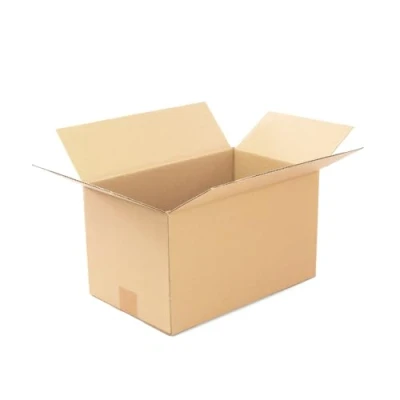Afbeelding van Only Boxes verpakking met 25 dozen eenvoudig kanaal versterkt opbergdoos afmetingen: 35 x 22 20 cm doos klep