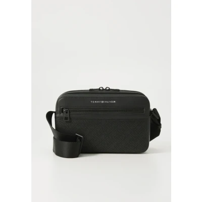 Afbeelding van Tommy Hilfiger Monogram Reporter Unisex Schoudertas, Maat: One Size, Black