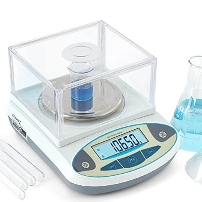 Afbeelding van CGOLDENWALL Hoge Precision 0.01g Lab Digitale Analytische Elektronische Balans Laboratorium Weegschaal Keukensieraden (2000g,0.01g)