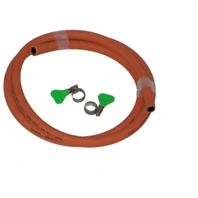 Afbeelding van Gimeg Hd Gasslang Pvc Met 2 Slangklemmen Mtr.