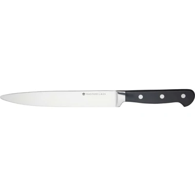 Afbeelding van MasterClass Vleesmes 20cm, Afgeronde punt Tipless RVS Lemmet Carving Knife