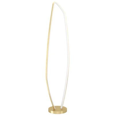 Afbeelding van EGLO Vallerosa Vloerlamp LED 128,5 cm Goud/Wit Staal