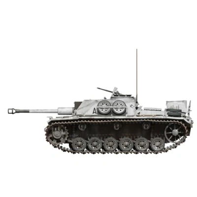 Afbeelding van 1:72 MiniArt 72103 Sturmgeschütz III StuG Ausf. G Feb 1943 Productie met Winter Tracks Plastic Modelbouwpakket