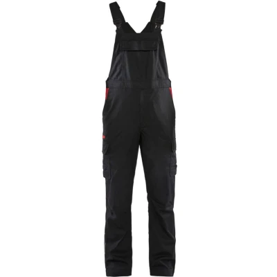 Afbeelding van Blaklader Industrie bretelbroek 2644 1832 Zwart/Rood C46