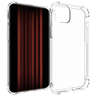 Afbeelding van Apple iPhone 15 Plus Hoesje Siliconen en TPU (zacht) iMoshion Softcase/Backcover Transparant Telefoonhoesje