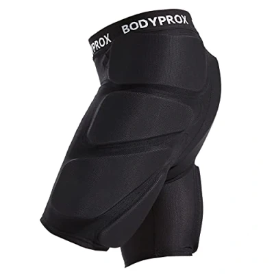 Afbeelding van Bodyprox Gewatteerde beschermshorts voor snowboard, skate en ski, 3D bescherming heup, billen stuitje (medium)