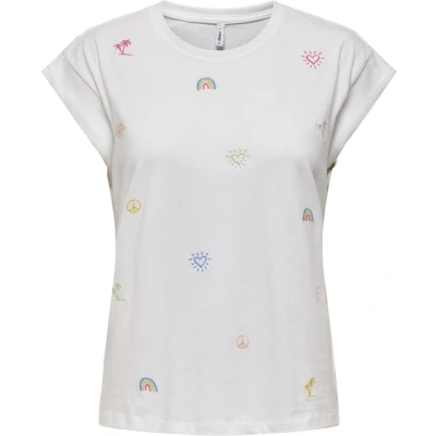Afbeelding van ONLY ONLIMOGINE S/S EMB. TOP CS JRS Meisjes Blouses
