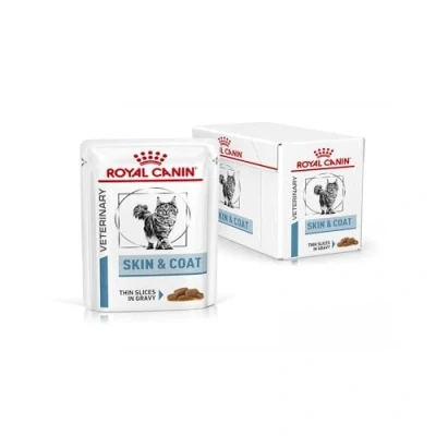 Afbeelding van Royal Canin Veterinary Diet Skin &amp; Coat Wet Kattenvoer 12 x 85 g