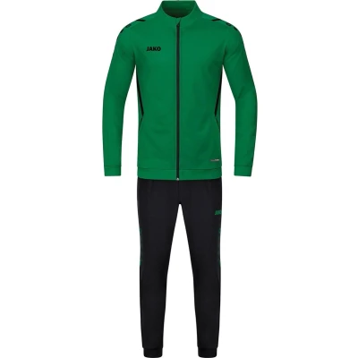 Afbeelding van Polyesterpak Challenge Sportgroen/zwart / S