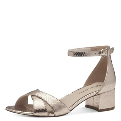 Afbeelding van Tamaris Sandalen, Dames, Maat: 38, Light gold Schoenen