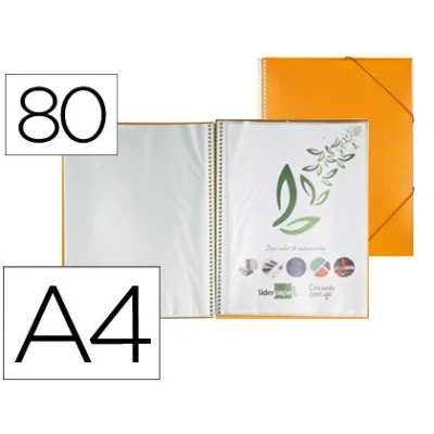 Afbeelding van Liderpapel EC28 presentatiemap met spiraalbinding, A4, oranje