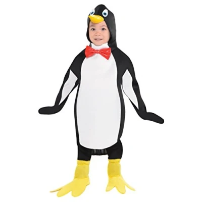 Afbeelding van Amscan 847158 55 Pinguïn Tuniek Kostuum, 4 6 jaar
