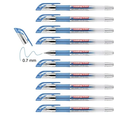 Afbeelding van edding 2185 gelpen blauw 10ST 0,7 mm / 4 2185003