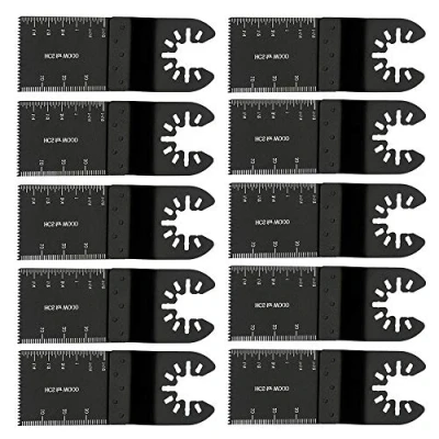Afbeelding van 10 stuks zaagbladenset, gemengde multitool zaagbladen, oscillerende gereedschapsaccessoires voor Fein, Milwaukee, Einhell gereedschap