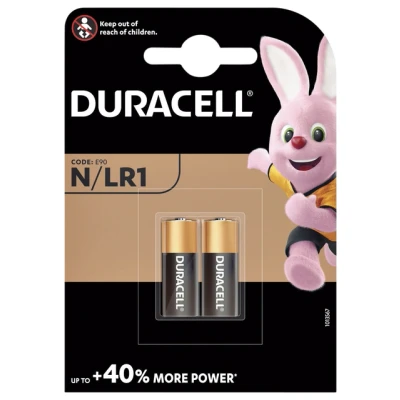 Afbeelding van Duracell LR1 Batterij MN9100 2stuk(s) 1.5V 0.88Ah 5000394203983