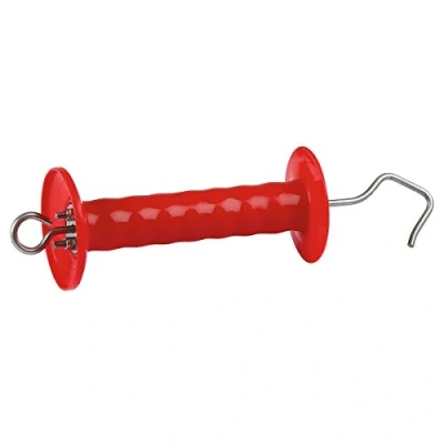Afbeelding van AKO Poortgreep Premium Plus RVS rood met veerbegrenzer