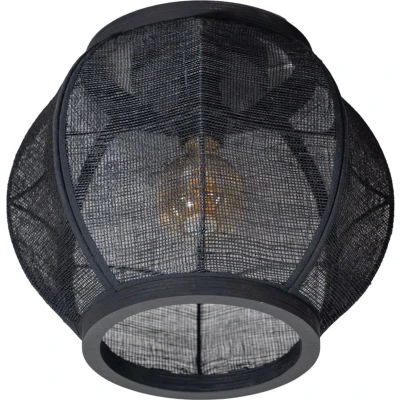 Afbeelding van ETH Fabric Plafonniere black 30cm