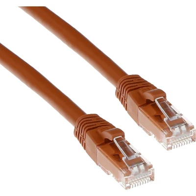 Afbeelding van ACT IS1607 U/UTP CAT6 Patchkabel Snagless Bruin 7 meter
