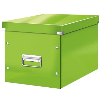 Afbeelding van Leitz Click &amp; Store Kubus Grote Opbergdoos, Groen Opbergdoos