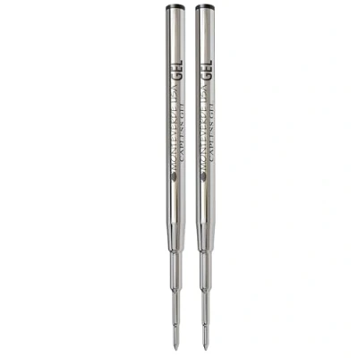 Afbeelding van Monteverde Capless Gel Refill (Montblanc) Medium Black 2 Pc