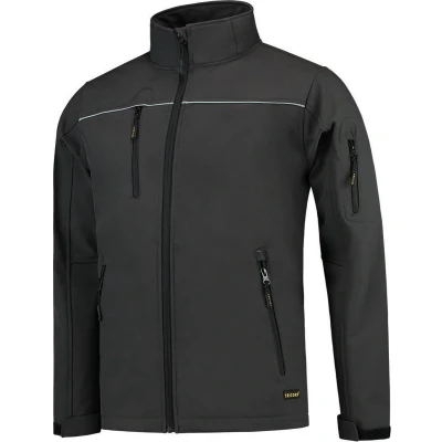 Afbeelding van Tricorp Softshell Jack Donkergrijs Maat S