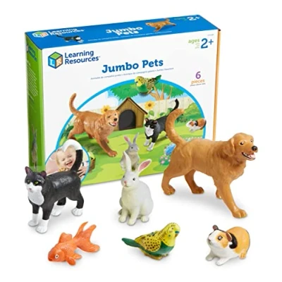 Afbeelding van Learning Resources Jumbo Huisdier Speelgoed Figuren 6 Stuk Set
