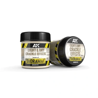 Afbeelding van Light &amp; Dry Crackle Effects Diorama Series 100ml AK8033