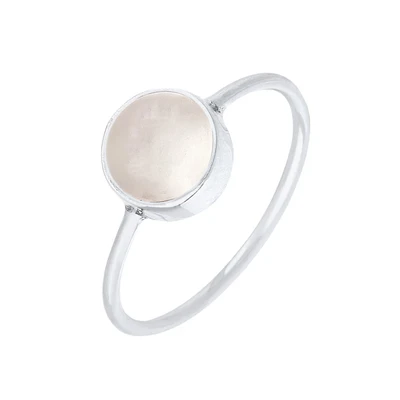 Afbeelding van Elli Statement Ring, Dames, Maat: 52, Weiß