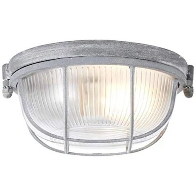 Afbeelding van BRILLIANT lamp Lauren wand en plafondlamp 19 cm grijs beton 1x A60, E27, 40W, Geschikt voor normale lampen (niet inbegrepen) Schaal A ++ tot E LED