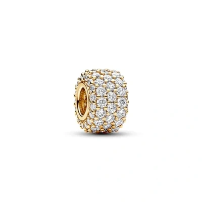 Afbeelding van Pandora 762820C01 Sparkling Charm Bedel Bedels horloge Goudkleur