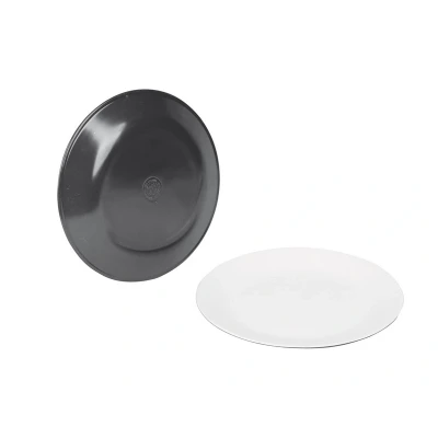 Afbeelding van Bo Camp Melamine Dinerbord 2 Tone Grijs