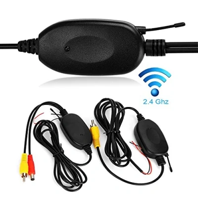 Afbeelding van 2,4 GHz draadloze video achteruitrijcamera RCA zender ontvanger kit voor auto monitor Cam DVD GPS autoradio speler module adapter trigger (draadloos B)