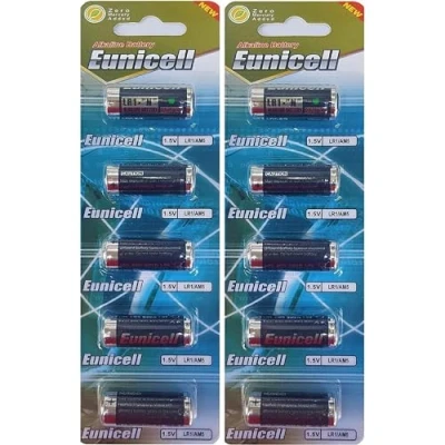 Afbeelding van 10 x Eunicell LR1 1,5 V alkaline batterijen MN9100, AM5, N Size