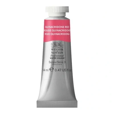 Afbeelding van Winsor &amp; Newton 0105548 Professional Water Colour, fijnste kunstenaars aquarelverf met de hoogst mogelijke pigmentatie, uitstekende lichtechtheid 14ml Tube, Quinacridone Red
